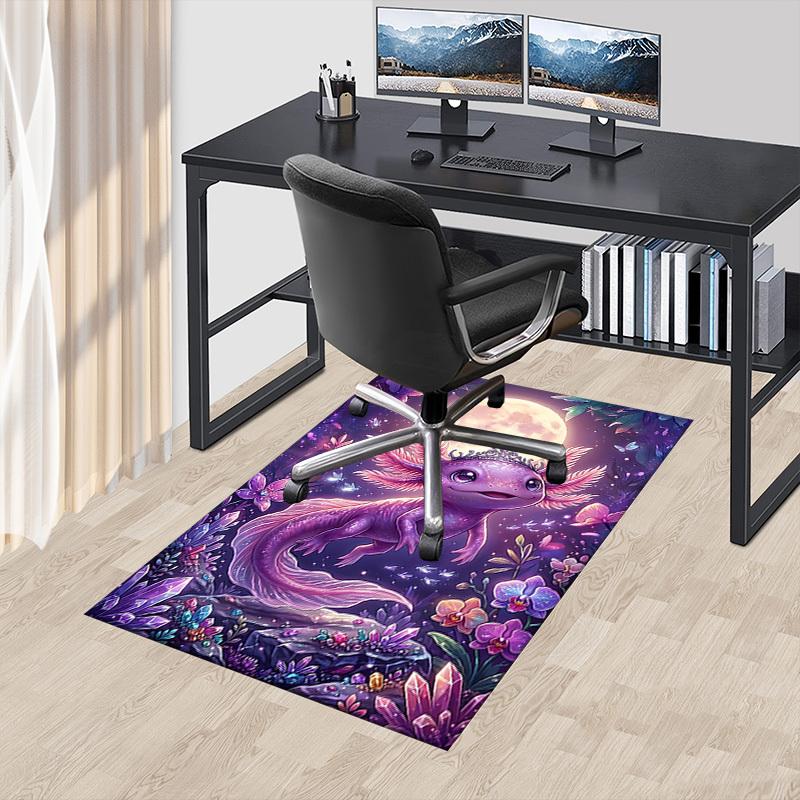 1PC Axolotl Extra Large Non-Slip Floor Carpet, Office, Family, Bedroom, Studio - Large Area Rug,Longlasting Material-K0401