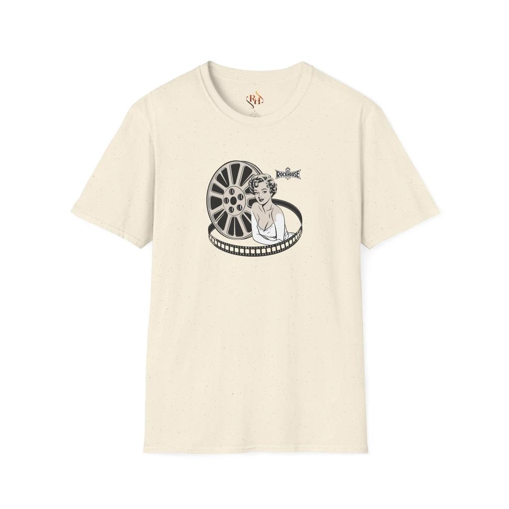 Vintage Movie Lover T-Shirt, Retro Graphic Tee, Unisex Softstyle, Film Buff Gift