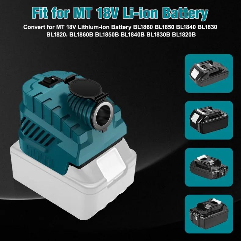 For Makita 18V Battery Car Vehicle Refrigerator Power Supply 240W Cigarette Lighter Interface DC 12V Buck Converter Regulator
