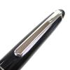 Great MONTBLANC Ballpoint Pen Meisterstück Classic Black Mens Platinum Line Used