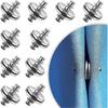 10pcs Curtain Magnets Closure, Curtain Weights Magnets With Back Tack, Prevent Lights From Leaking Button - RiRi