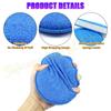Silicone World 5PCS Car Waxing Polishing Sponge Block Microfiber Round Foam Applicator Pad Car Detailing Care Cleaning Tools