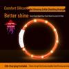 Rechargeable LED Glowing Collar for Dogs and Cats - Nighttime Safety Necklace