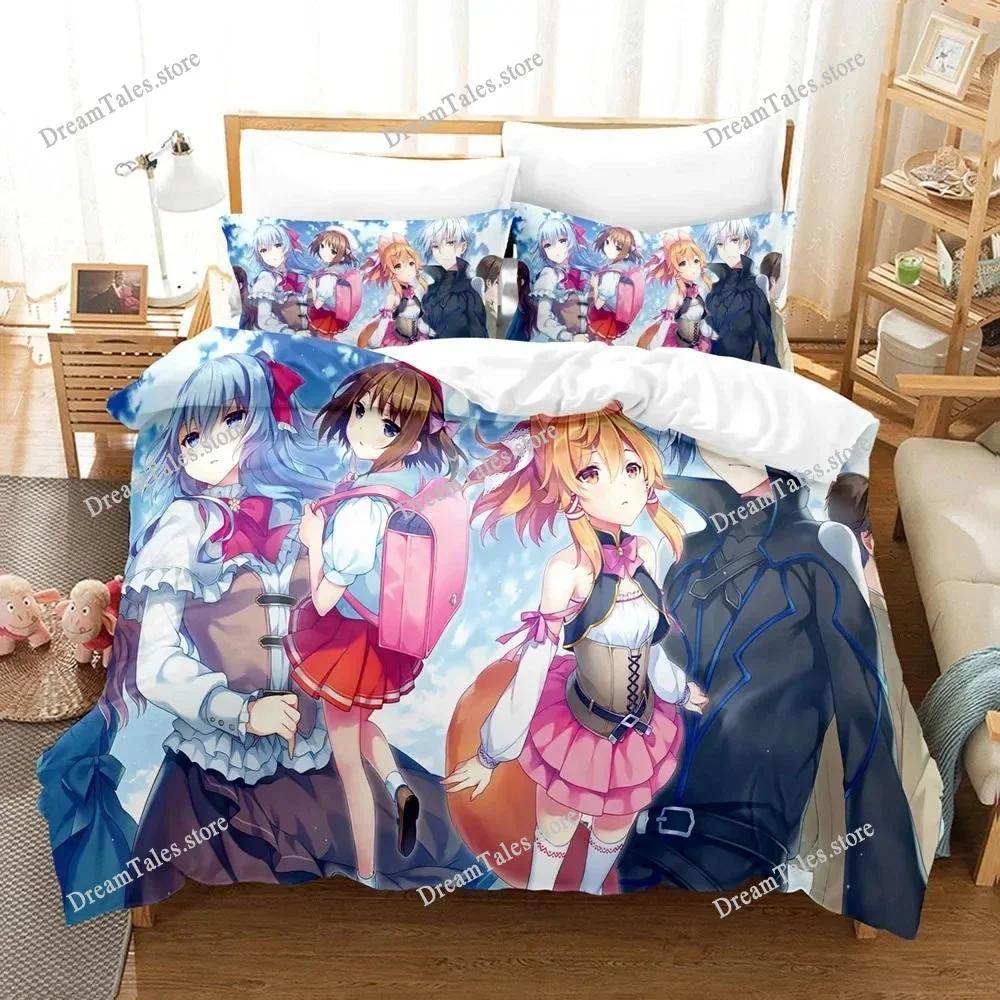 3D Printed Anime Seirei Gensouki Bedding Set Duvet Cover Bedroom Comforter Single Twin King _Size Quilt Cover Home Textiles741