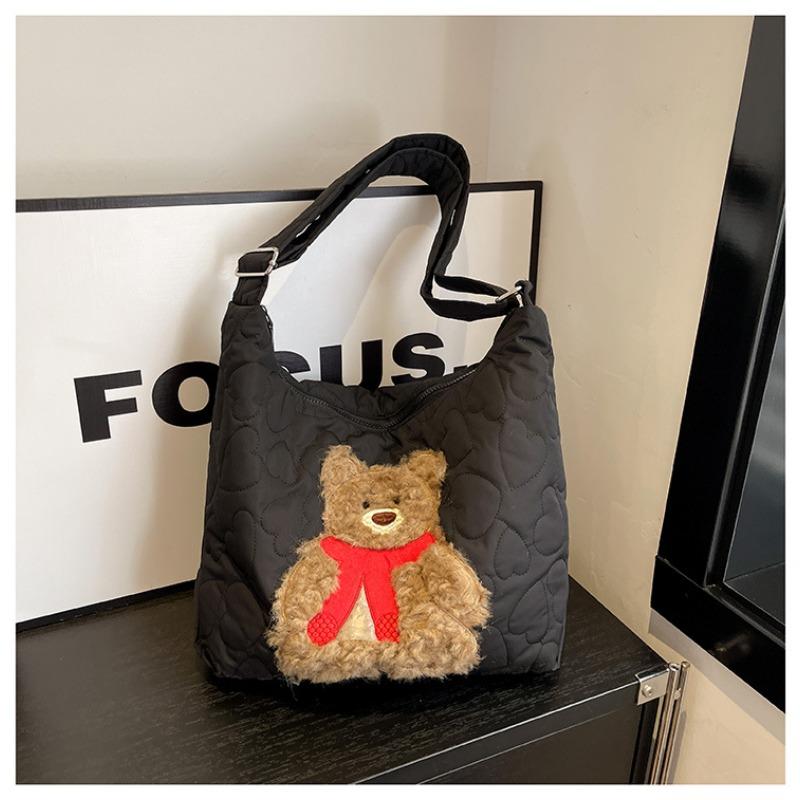 

Нейлоновая тканевая сумка женская большой вместимости новая осенне-зимняя универсальная на плечо, кроссбоди, сумка-тоут для поездок на работу