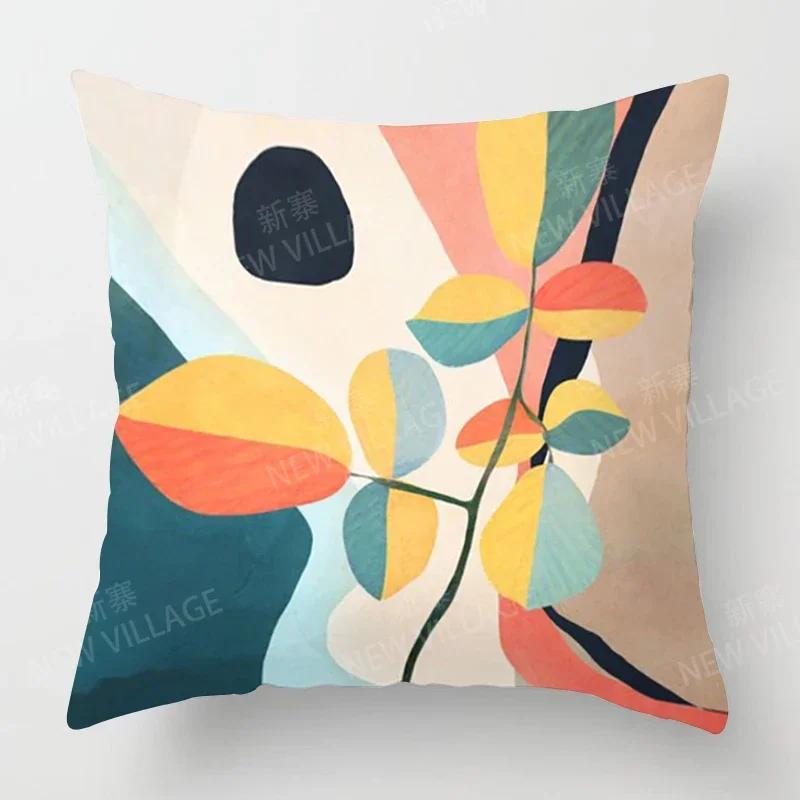 

Скандинавский Осенний Домашний Декор Осень Наволочка для диванной подушки Чехол на диванную подушку Современный Моранди 66x66cm