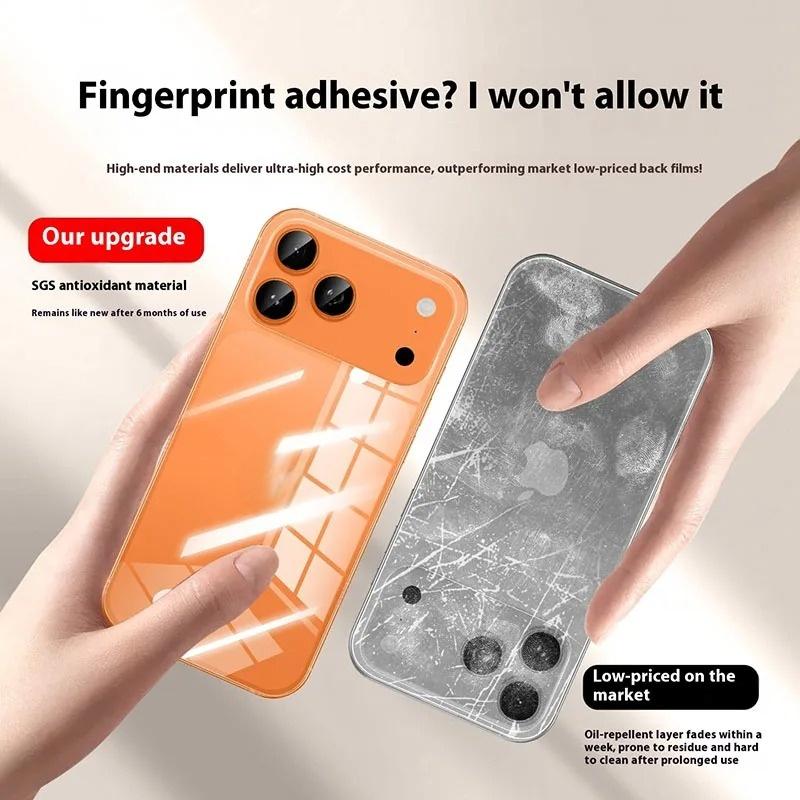 Soft Hydrogel Film For iPhone Air 17 16 16e 15 Pro Max 14 Plus 13 12 mini 11 Pro Max X XS Max XR 8 7 6 6s Plus SE 2020 Back Screen Protector