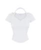 Leijeumiya Lily Halterneck Lace Top [White]
