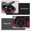 1/24 Scale Benz Gtr Sports Alloy Car Model Metal Children Diecast Toy Car Modification Simulation Sound & Light Gift for Boy