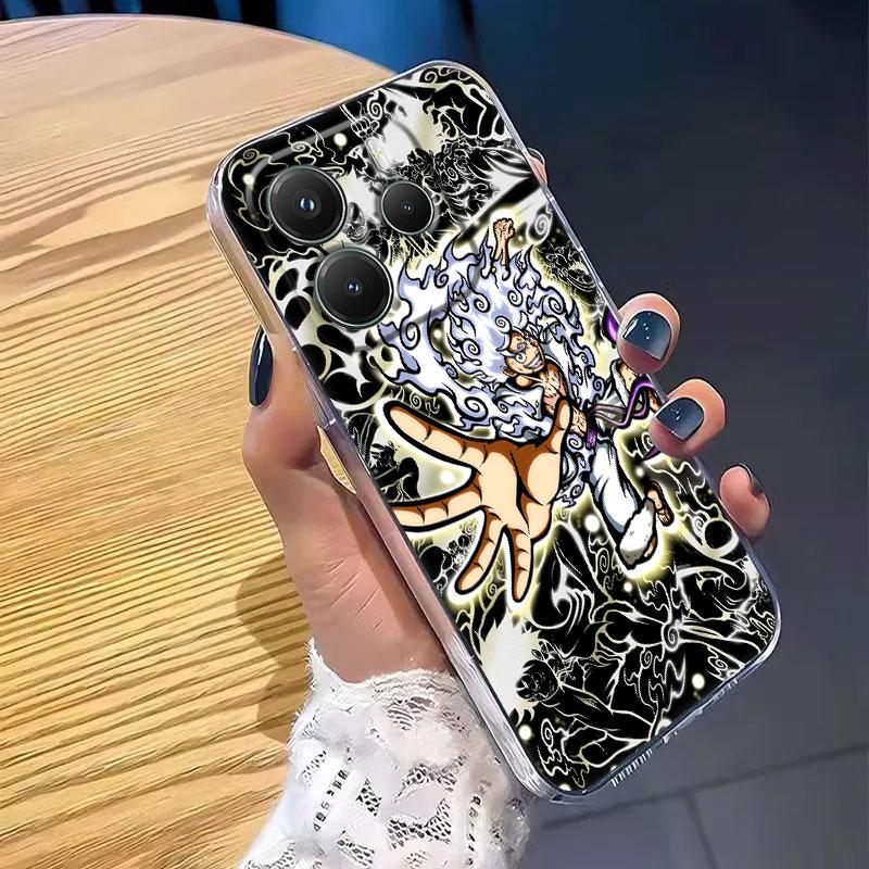 One Luffy Pieces Yamato Cartoon Case For Xiaomi Redmi Note 15 14 13 12 11 10 Pro Plus Cover For Redmi 15C 15 14C 13C Phone Cases