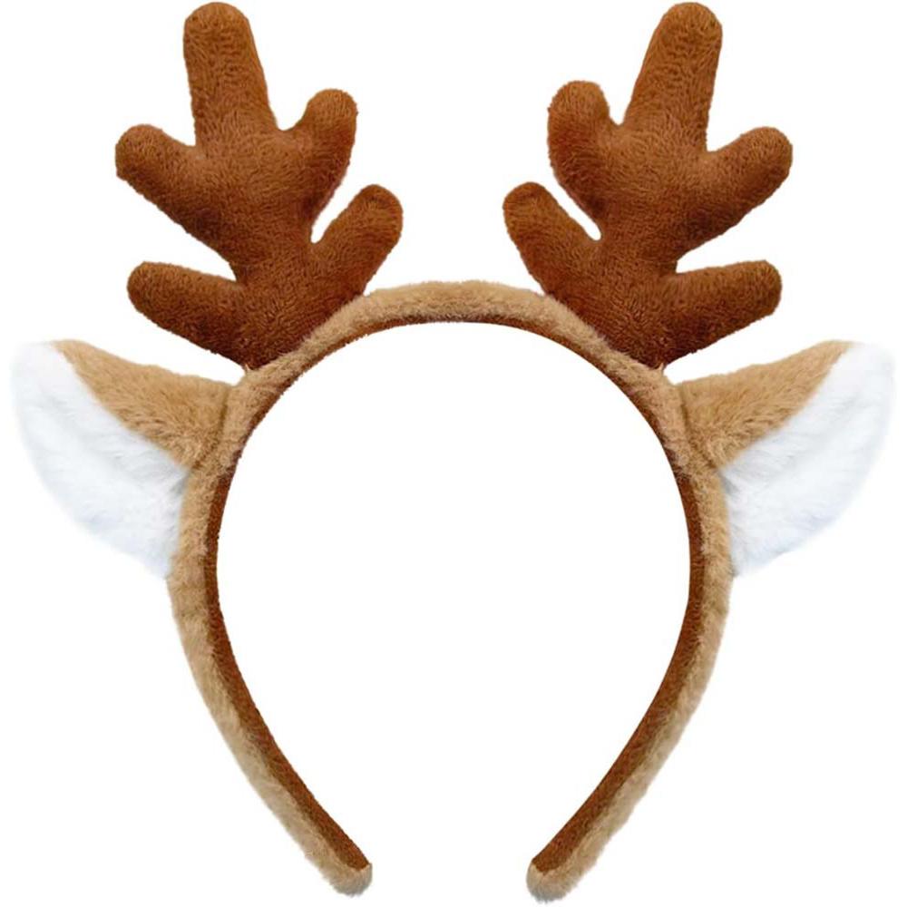 1Pc Deer Antlers Headband Reindeer Headband Xmas Halloween Women Reindeer Costume