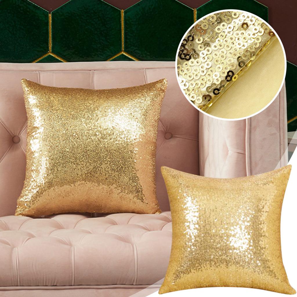 Christmas Sequins Throw Pillow Cover Personality Fashion Festival Decoration Throw Pillow Cover
