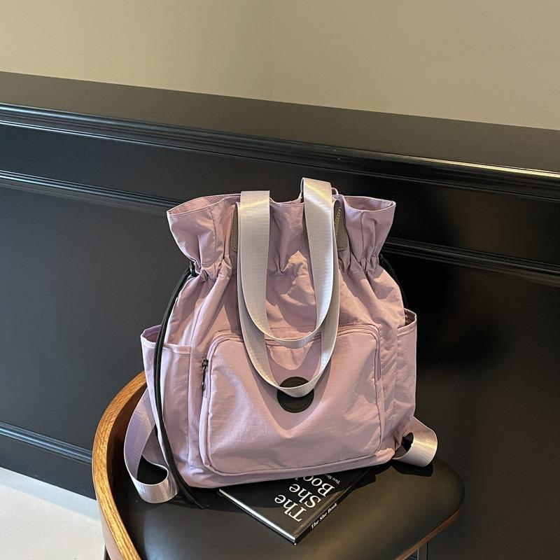 Large capacity backpack New summer versatile shoulder commuter tote bag Multifunctional casual backpack