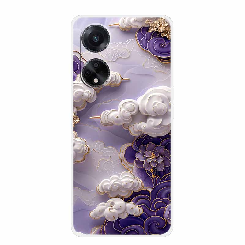 Guscio Morbido Marmo Per Oppo A78 Oppo A18 Custodia TPU Silicone Custodia Telefono Per Oppo A38 A58 Copertura Bordo Trasparente Coque A58X A98 5G Funda
