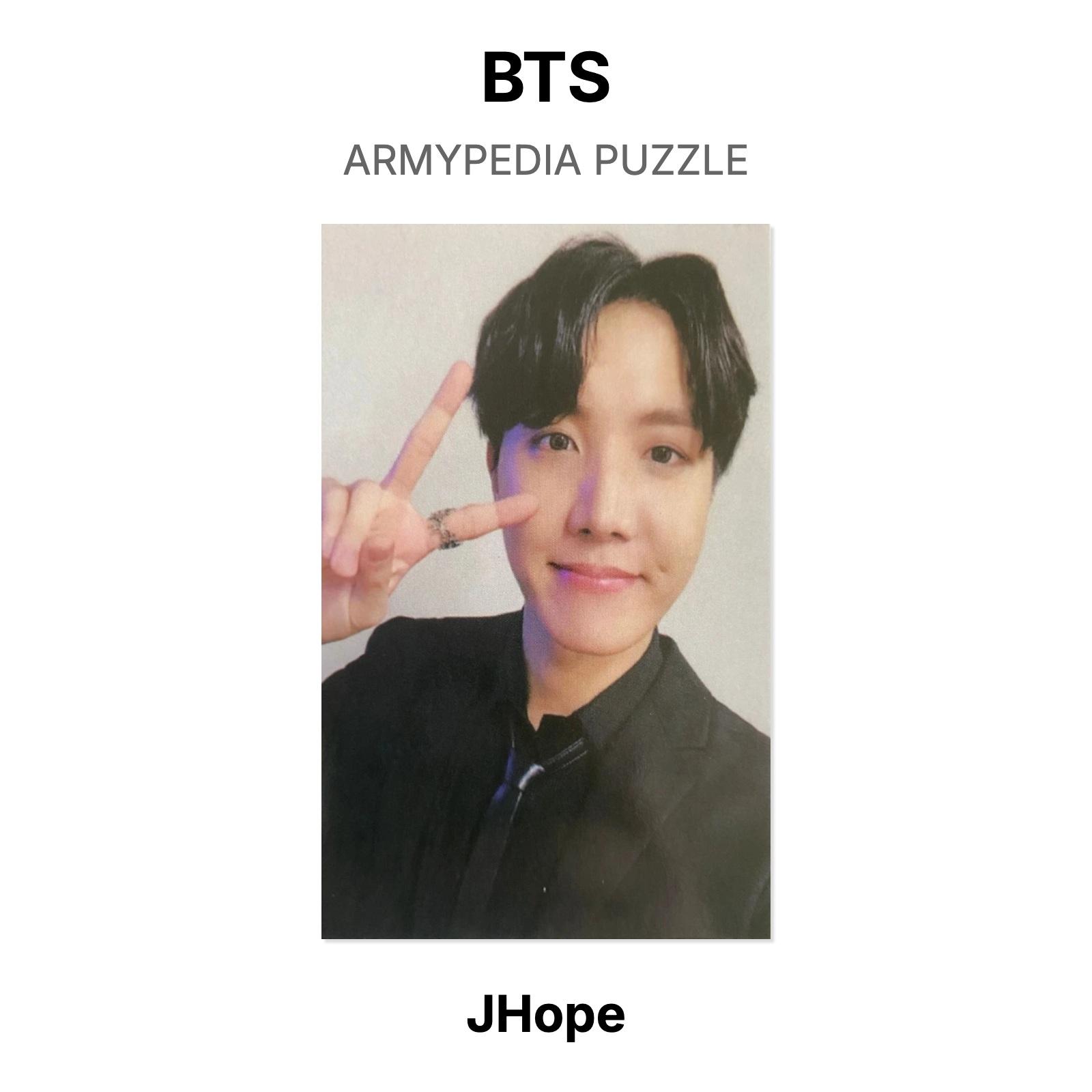 BTS ARMYPEDIA PUZZLE Official Photocard J-Hope