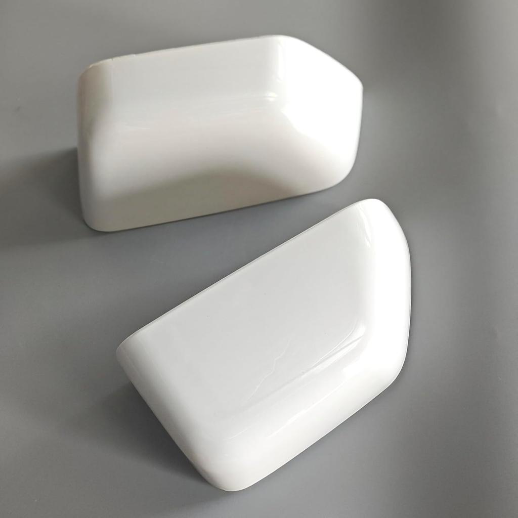 Oxford White Mirror Cover Caps For 2008-2024 Ford F250 F350 F450, Super Duty Towing Truck Accessories (17-22 Super Duty Oxford White)