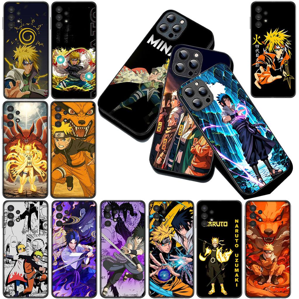 Minato Narutos Namikaze Sasuke Phone Case for Samsung Galaxy S20 S22 S21 FE Ultra Plus A07 A17 A15 A16 A25 A57 A37 Cover