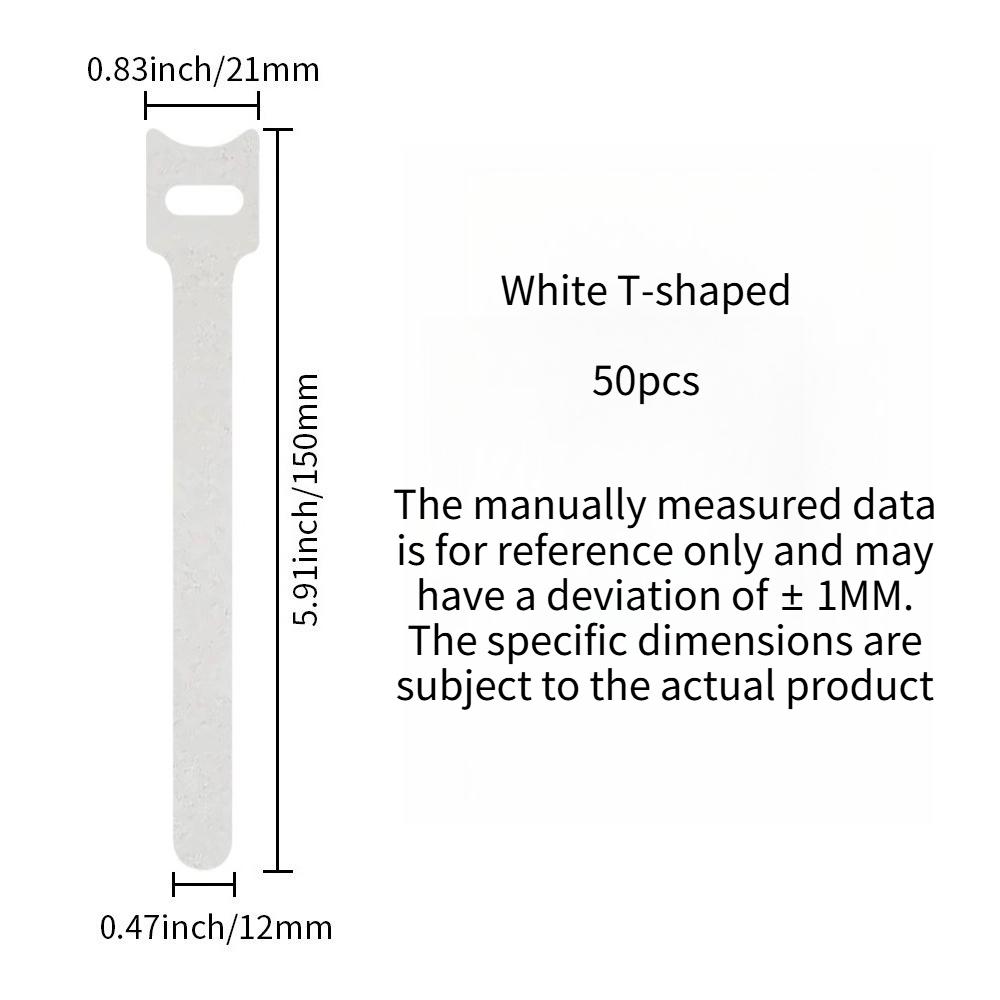 50/100pcs Reusable Adjustable Non-Slip Nylon Plant Ties with Hook and Loop Fasteners, Ideal for Gardening Applications