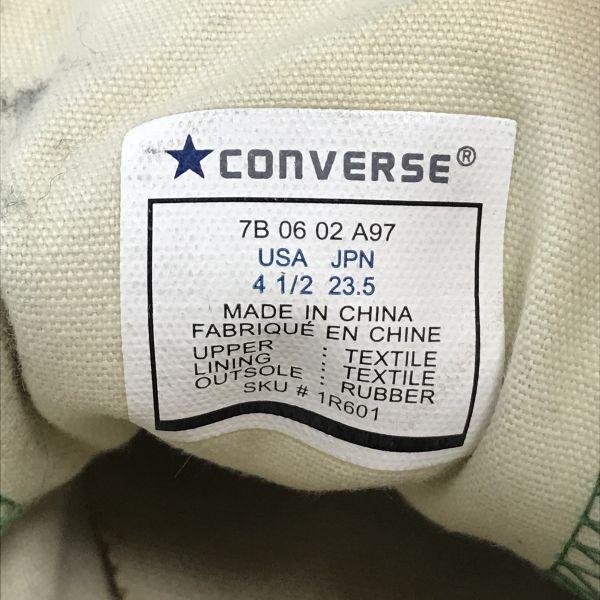 CONVERSE ALL STAR Soccer Brazil Color Hi Top 4.5 23.5 Green Yellow(USED)