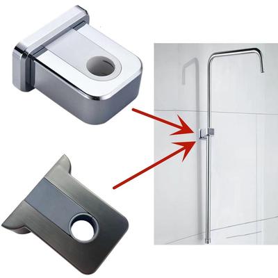 Useful Lift Rod Fixed Base Adjustable Bath Pipe Bracket New Shower Rod Holder  Bathroom Accessories