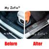 Threshold Strip For Deepal S09 2025 2026 Protective Sticker ABS Carbon Fiber Pattern Welcome Pedal Anti-kick Step-on Accessories