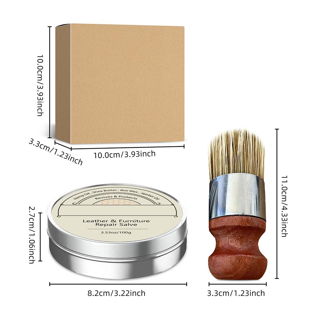 Leather Recoloring Balm Kit Multifunctional Furniture Salve For Leather For Home