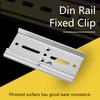 35mm Aluminum Din Rail Fixed Clamp Fasten Clip for Relay Mounting (#8)