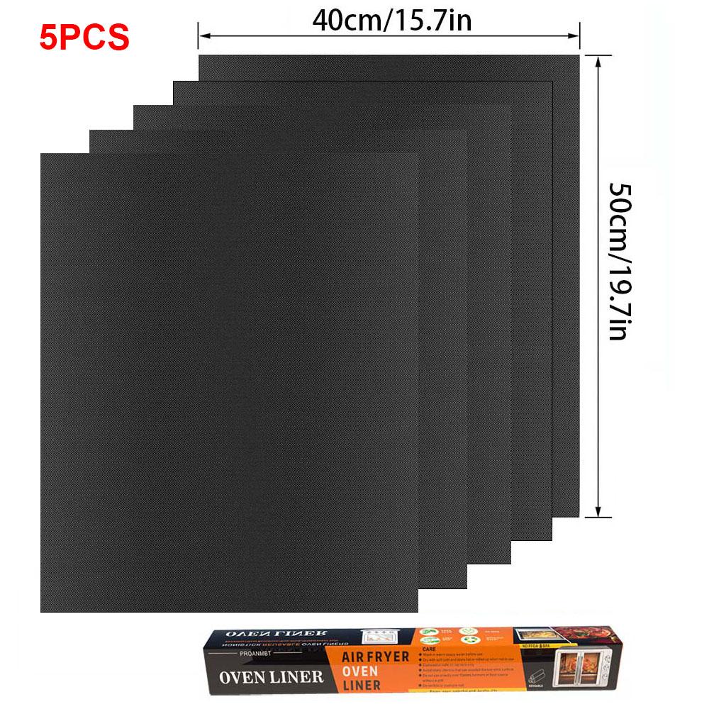 60*40cm Non-stick BBQ Grill Mat Baking Mat Barbecue Tool Cooking Grilling Sheet Heat Resistance Easily Cleaned Kitchen BBQ Tool