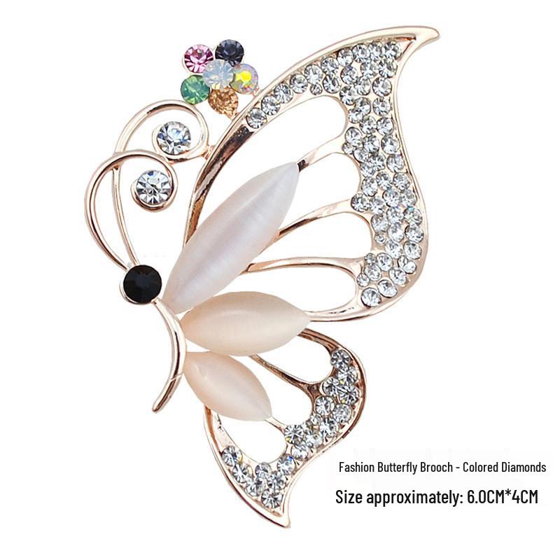 Elegant Luxury Brooch: Versatile and Exquisite Pin for Suit Jackets - Japanese and Korean Inspired Design