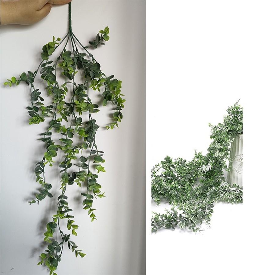 Grüne hängende künstliche Pflanze Eukalyptus-Weinblätter Hausgarten-Raum-Dekor-gefälschte Pflanzen-Gras-Hochzeitsfest-Wand-Dekora