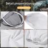 Enhanced White Beekeeping Protective Suit - One-Piece Split Anti-Bee Design