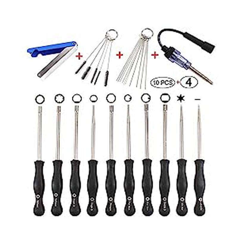 

Набор из 10 предметов для регулировки карбюратора, Набор инструментов для регулировки карбюратора с корпусом, Инструмент для чистки и Тестер искры зажигания, Инструмент для настройки