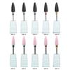 Nail Art Ceramic Polishing Head Single Bullet Type Nail Black Pink Polishing Head Tool