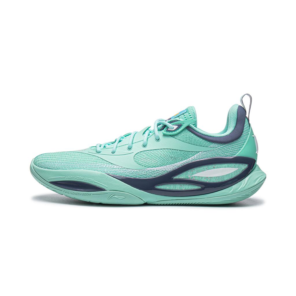 Li Ning DLO2 Low Top Basketball Shoes Unisex Celadon Turquoise ABPW013-6