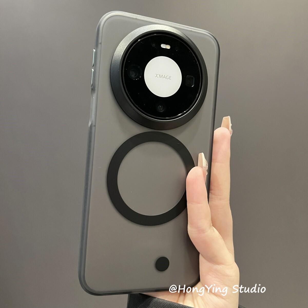 Чехол для Huawei Mate 80 Pro Матовый Жесткий Простой Магнитный Нескользящий Защитный Чехол для Huawei Mate 80 Pro Корпус Ударопрочный Бампер Huawei Mate 80 Pro чёрный