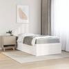 Cadre de lit avec matelas - Maison Exclusive - 90x190 cm - Bois massif de pin - Design intemporel