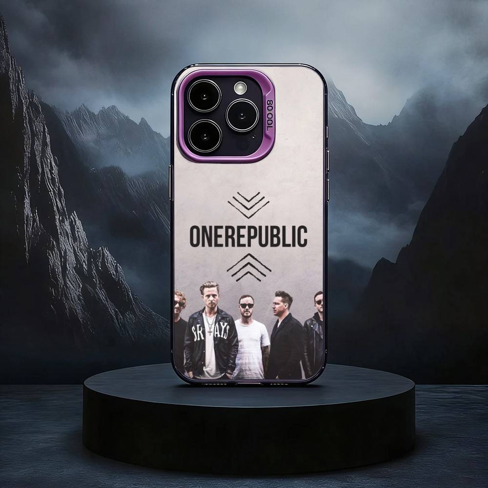 Pop Rock Band Onerepublic Phone Case For iPhone17,16,15,14,13,12,11 Plus,Pro Max Black Candy Silver Phone Case