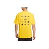 Sportswear Comfortable Fashionable Soft Skin-Friendly Short Sleeve T-Shirt Men Tops Glow-Yellow HJ0727-718