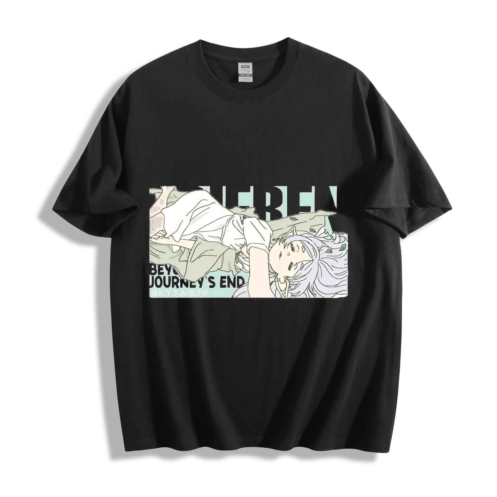 Frieren: Beyond Journey s End Relaxed Frieren Casual Anime T-Shirt - Unisex Tee 3XL