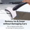 Car Multifunction Ice Breaker Snow Shovel Auto Ice Scraper Snow 17.3CM Removal Shovel Winter Windshield Snow Clean Scraping Tool