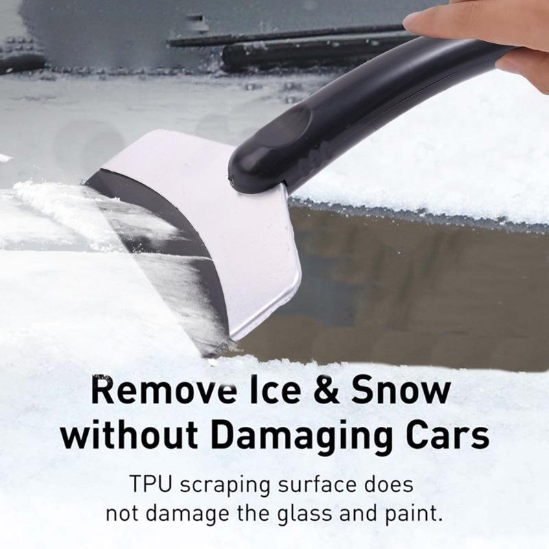 Car Multifunction Ice Breaker Snow Shovel Auto Ice Scraper Snow 17.3CM Removal Shovel Winter Windshield Snow Clean Scraping Tool