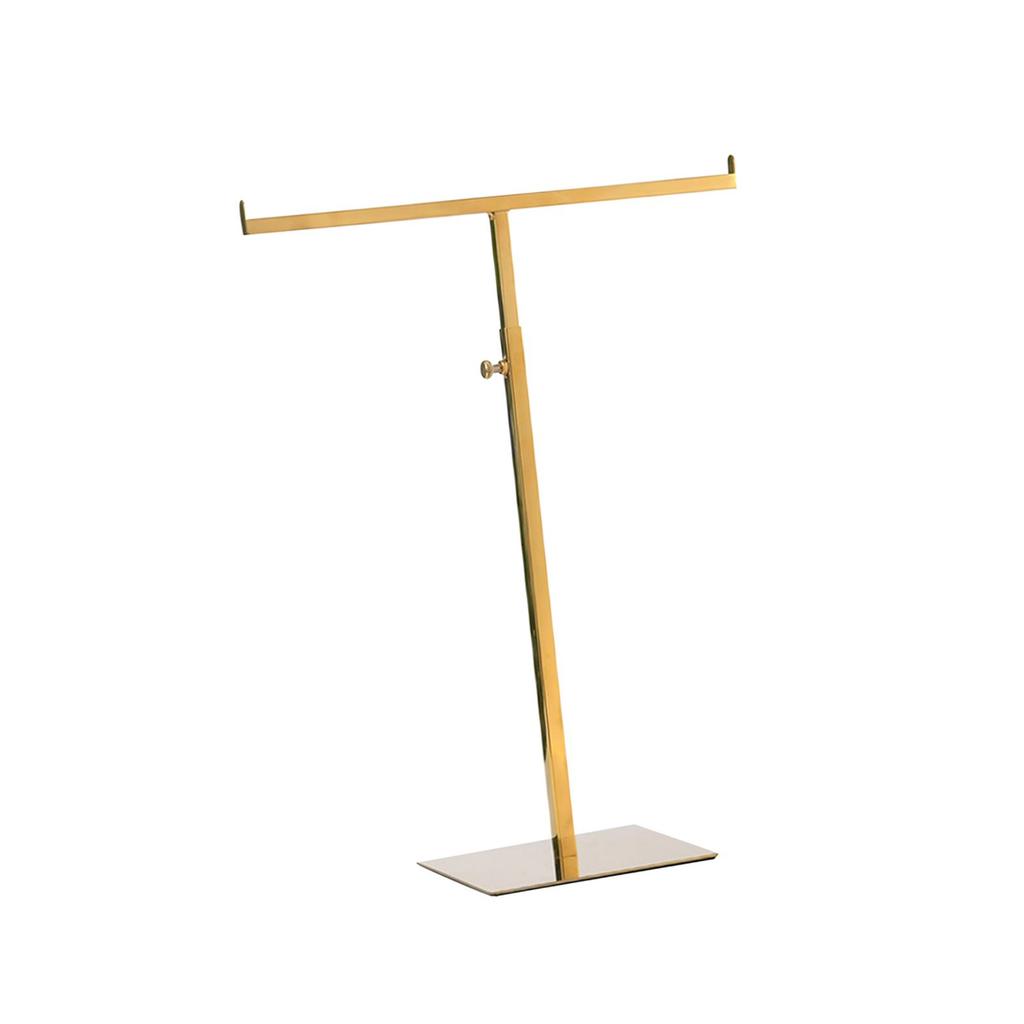 Display Stand T Shaped Adjustable Height Jewelry Organizer Stand Hanging Jewelry Stand Handbag Display Stand for Boutique Store
