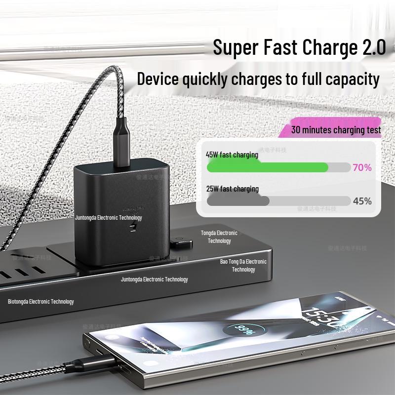 Samsung S25/S24 Cable Set & Apple 45W US Charger
