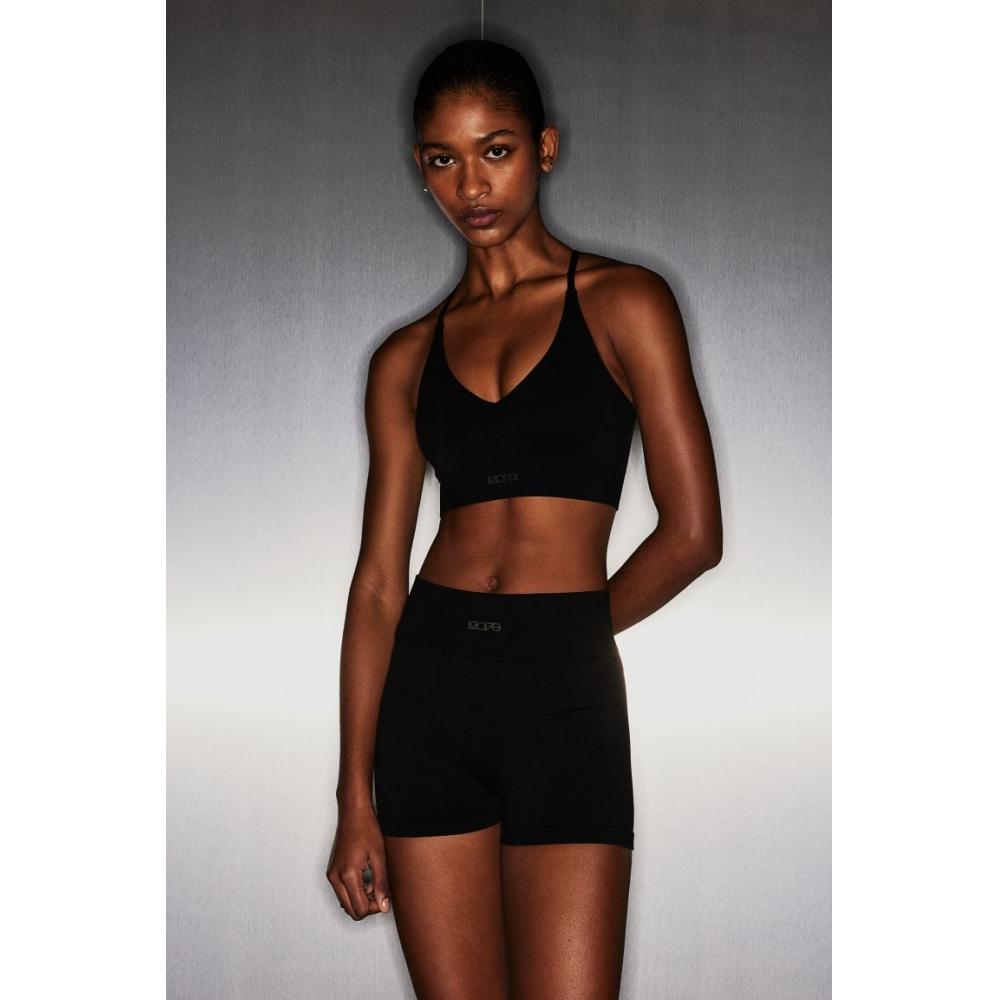 

Спортивный бюстгальтер HM DryMove с легкой поддержкой, черный