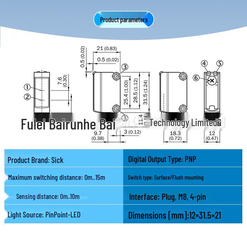 Brand New GSE6-P4111 Sick Sensor Miniature Photoelectric Switch (Model 1052446) Available for Inquiry
