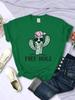 Free Hug From Spiny Cactus Women Tshirts Loose Oversized T-Shirt Breathable Fashion Clothes Hip Hop Casual Women'S T-Shirts