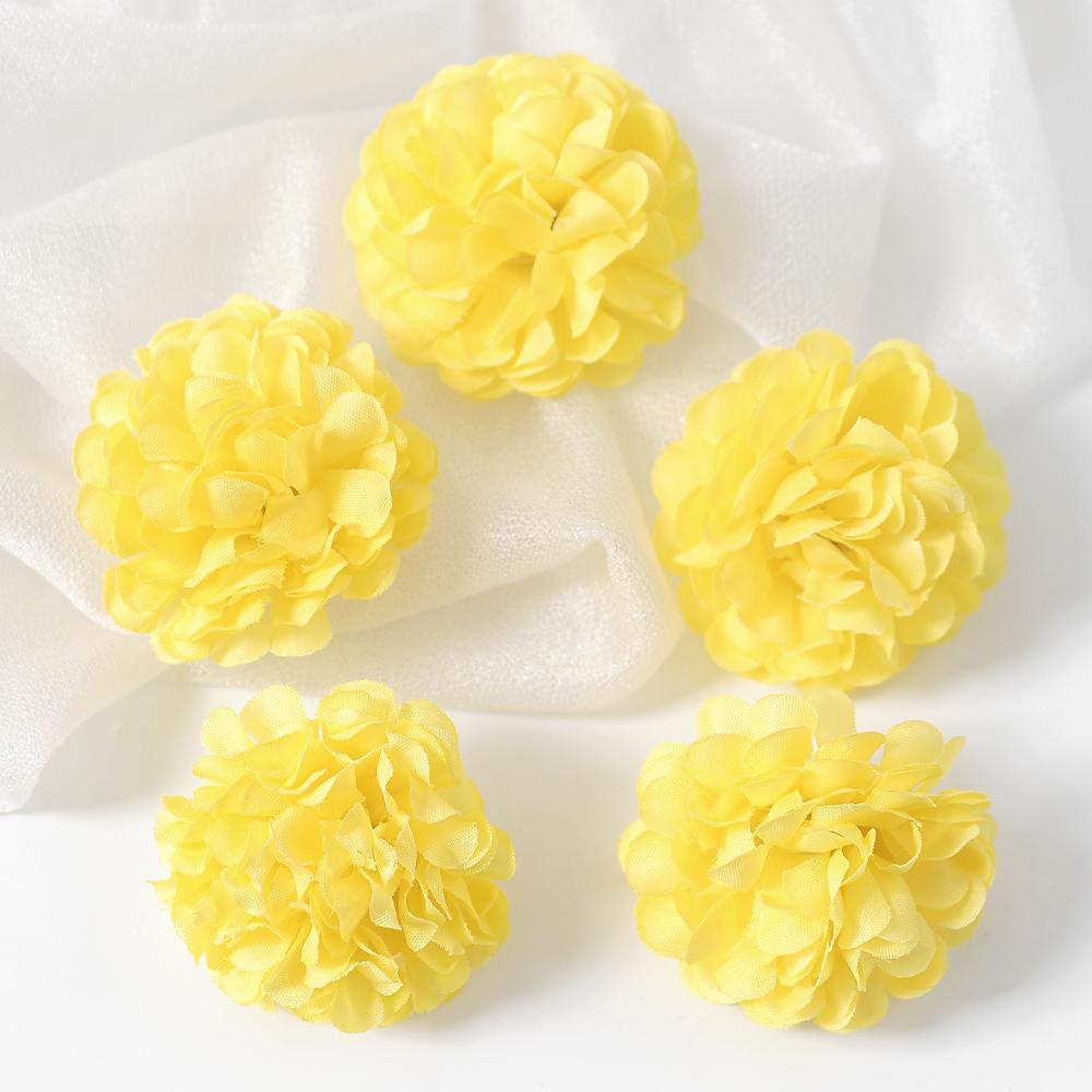 10/20 Stück Künstliche Blumenköpfe 4,5 cm Kunstblume für Heimdeko Garten Hochzeitsparty Dekoration Basteln Girlande Geschenke Zubehör