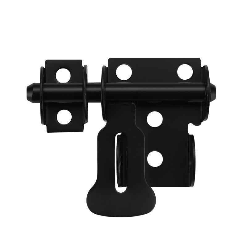 Stainless Steel 304 Pet Cage Two-Way Door Lock Pin with Anti-theft Padlock and Main Door Cow Lock Plate