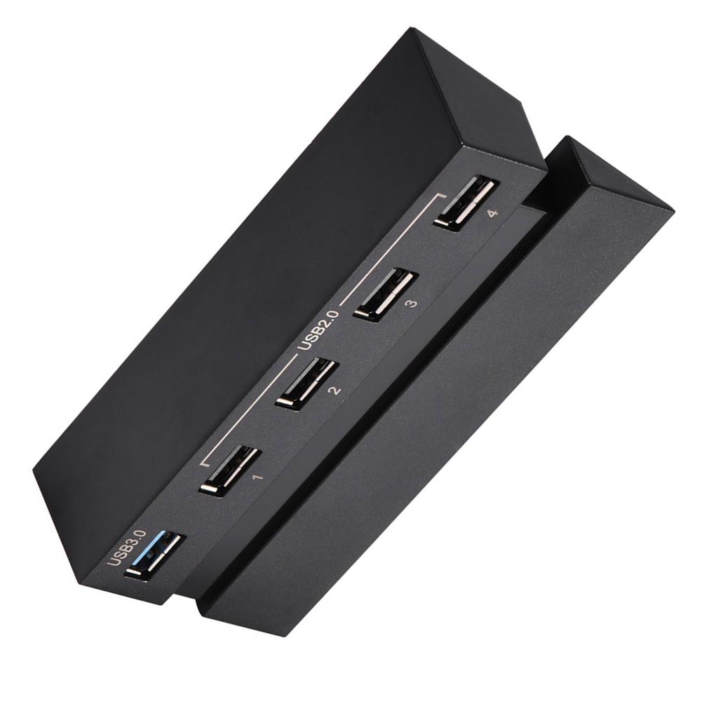 High Speed 5-Port USB Hub 2.0 & 3.0 Expansion Hub Controller Adapter for PS4 Game Console