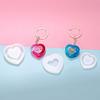 Earrings Molds Resin Craft Moulds Hollow Heart Shape Pendant Mold Unique Keychain Molds Jewelry Hand-Making Accessories